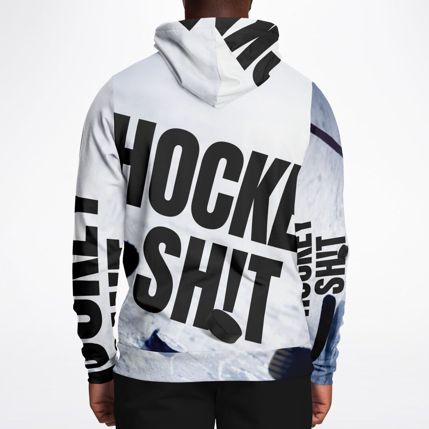 Black Ice Fashion Hoodie - AOP