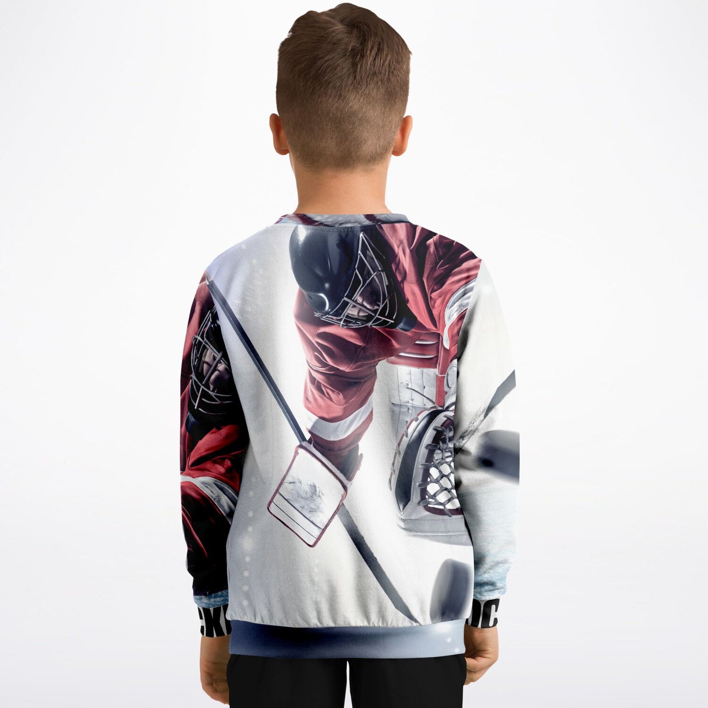 Puck Save Athletic Kids/Youth Sweatshirt – AOP