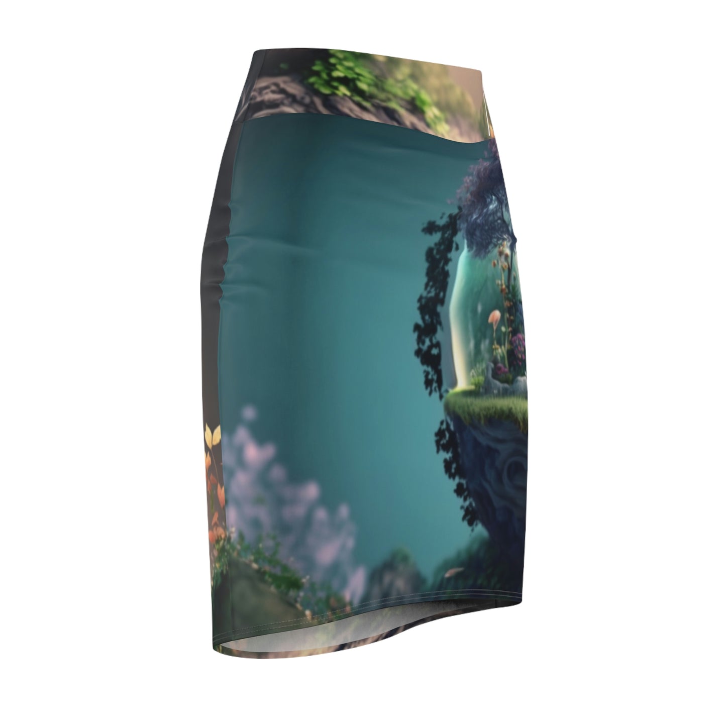 Worthy Women's Pencil Skirt (AOP)