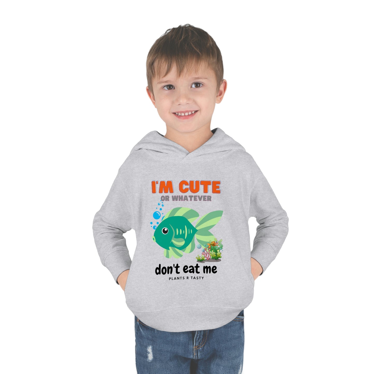 Toddler Fish Pullover Fleece Hoodie