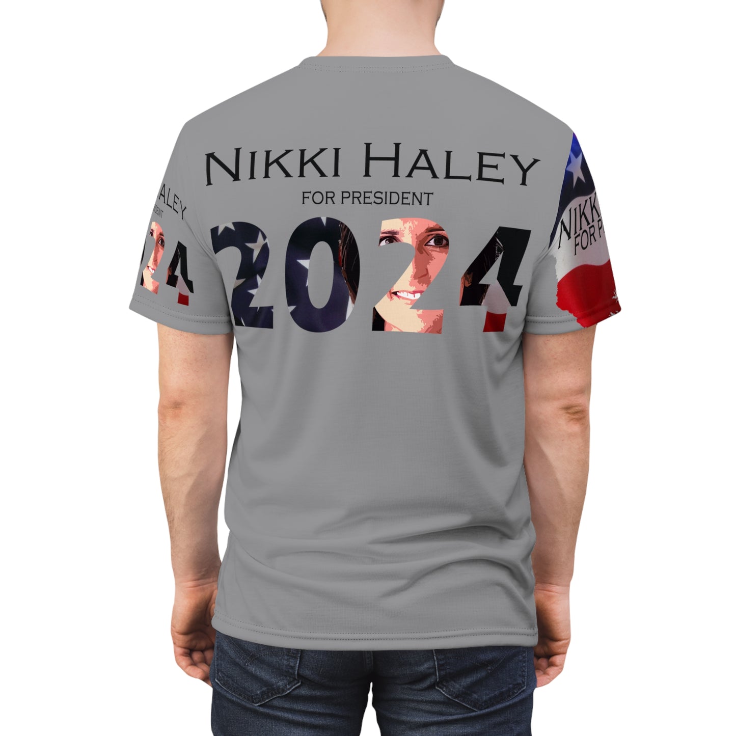 Nikki Haley Unisex Cut & Sew Tee (AOP)