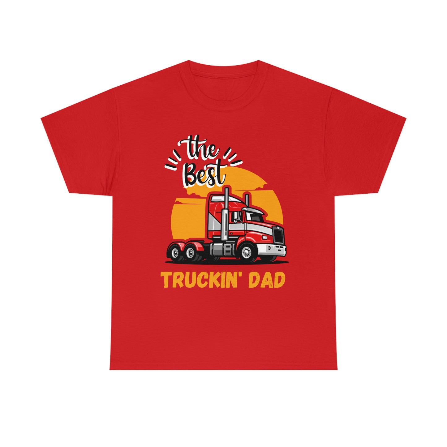 Best Truckin' Dad Cotton Tee