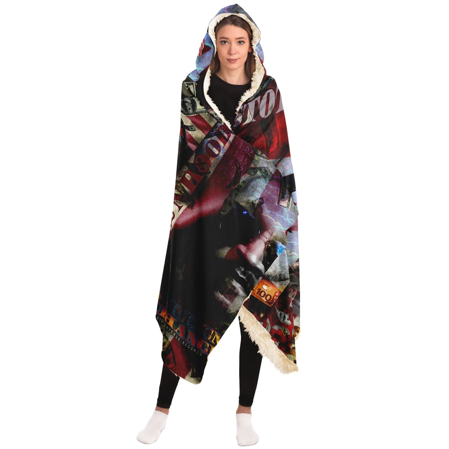 FX Hooded Blanket - AOP