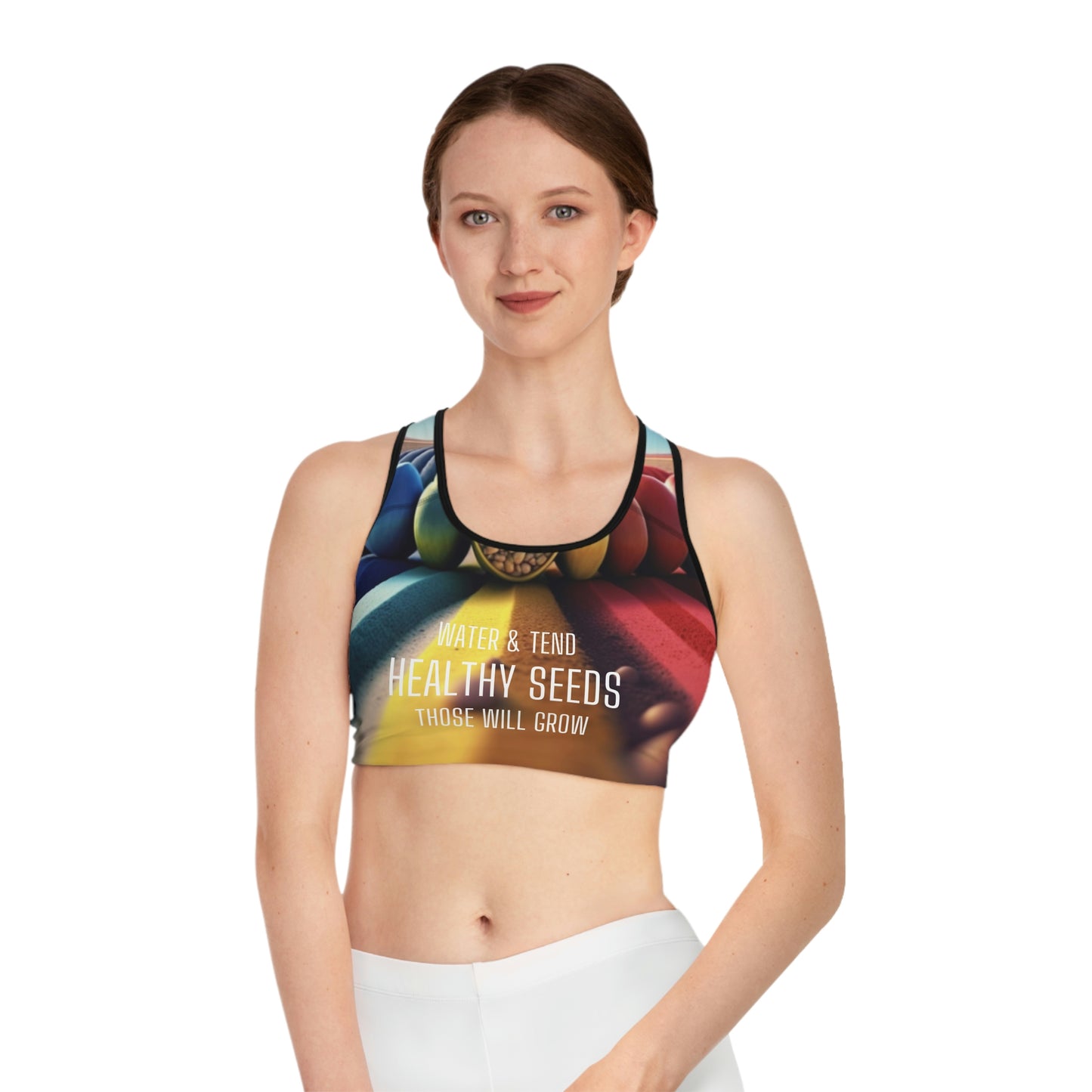 Seeds Sports Bra (AOP)