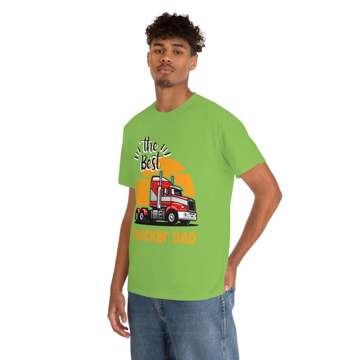 Best Truckin' Dad Cotton Tee