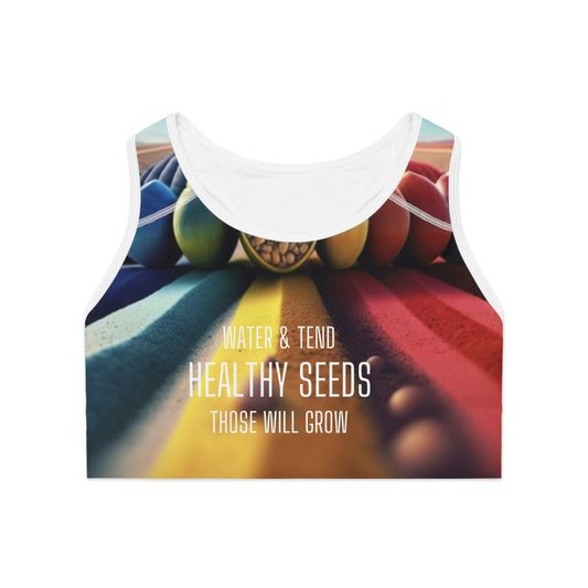 Seeds Sports Bra (AOP)