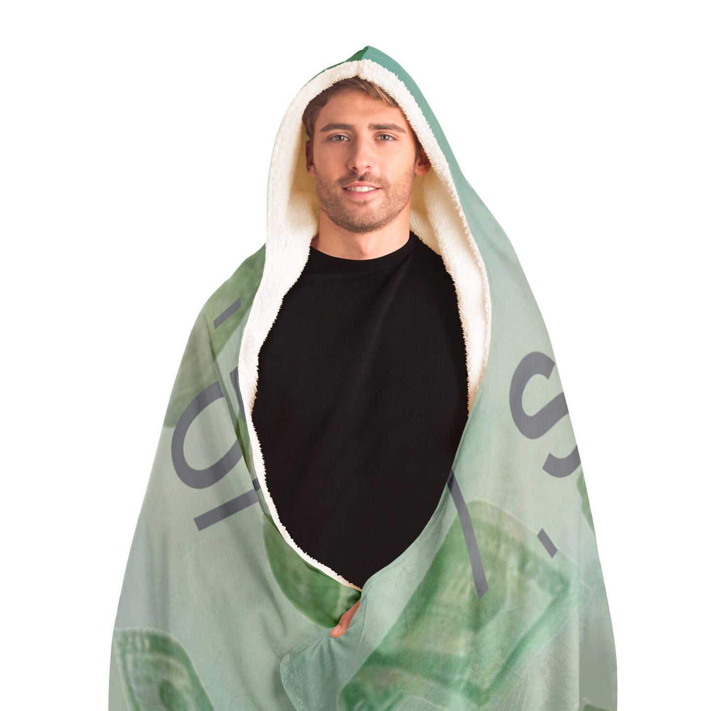 Big CEO Bill Hooded Blanket - AOP