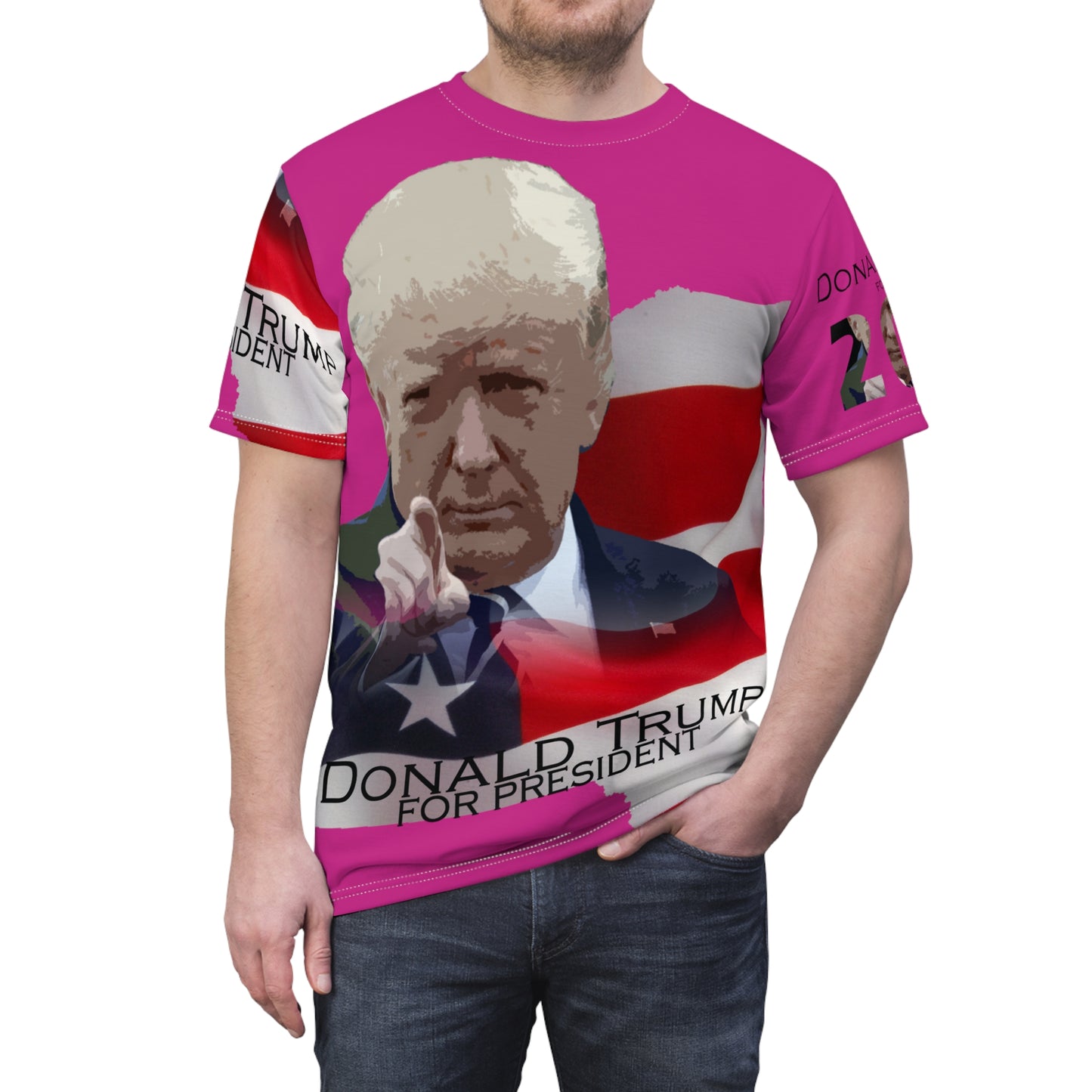 Donald Trump Unisex Cut & Sew Tee (AOP)