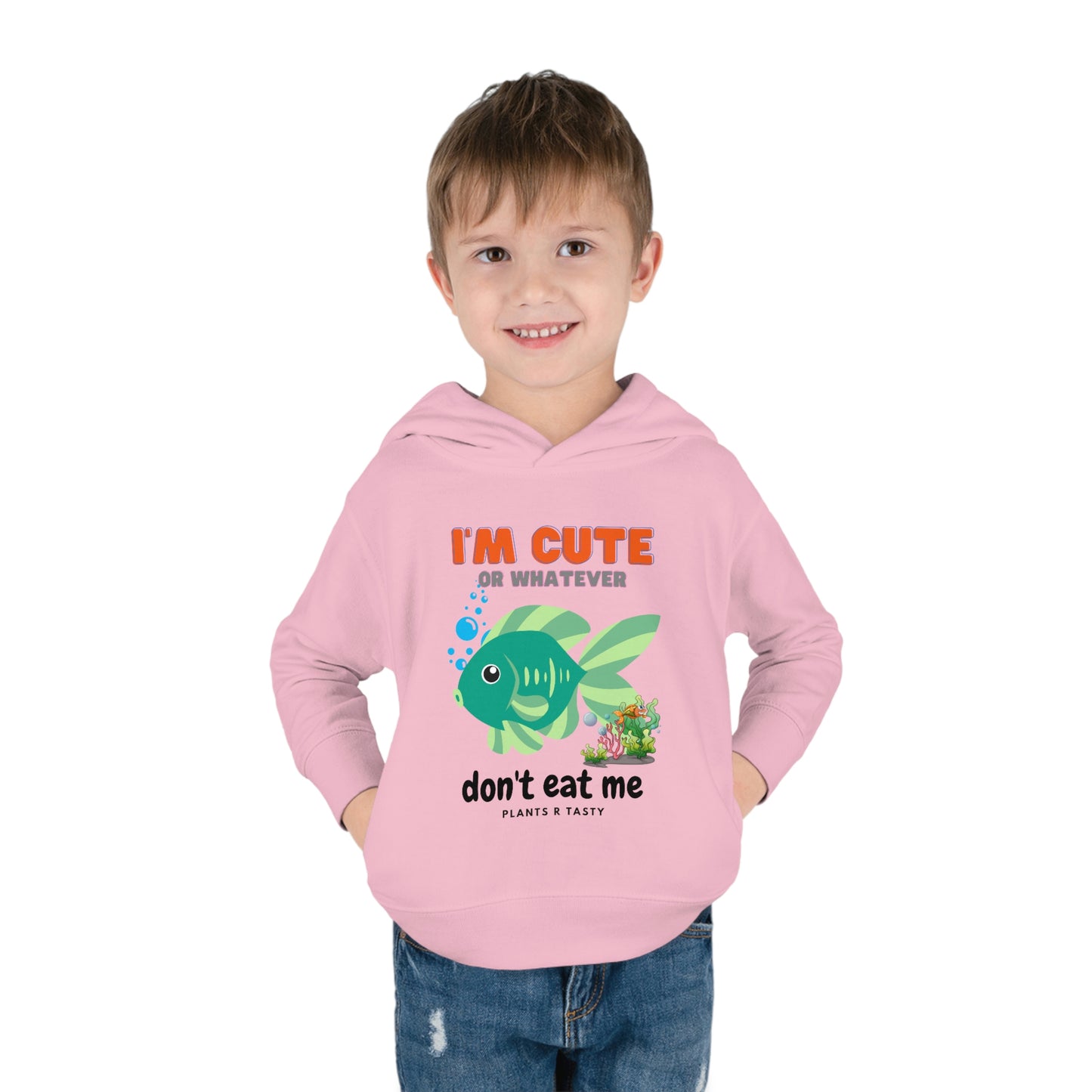 Toddler Fish Pullover Fleece Hoodie