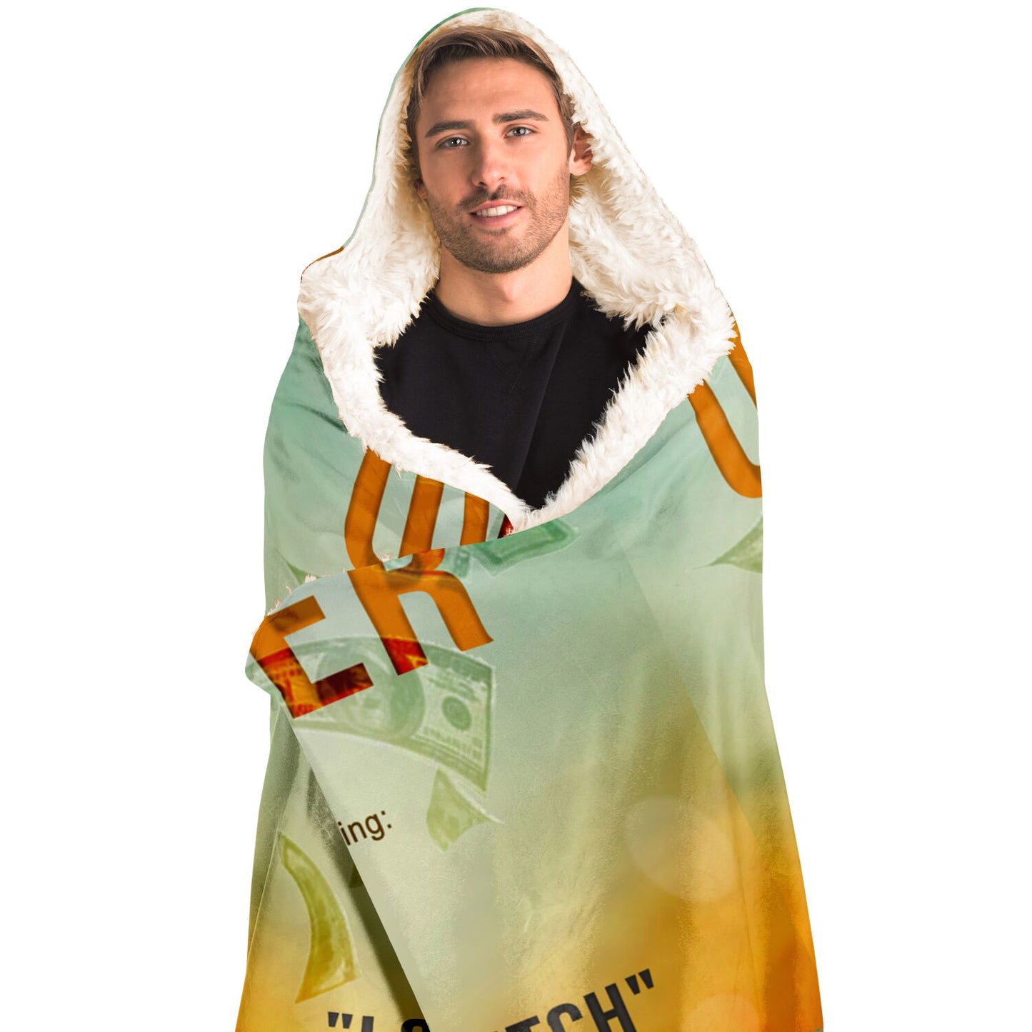 Owner Bill Hooded Blanket - AOP