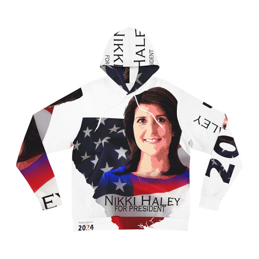 Nikki Haley Fashion Hoodie (AOP)