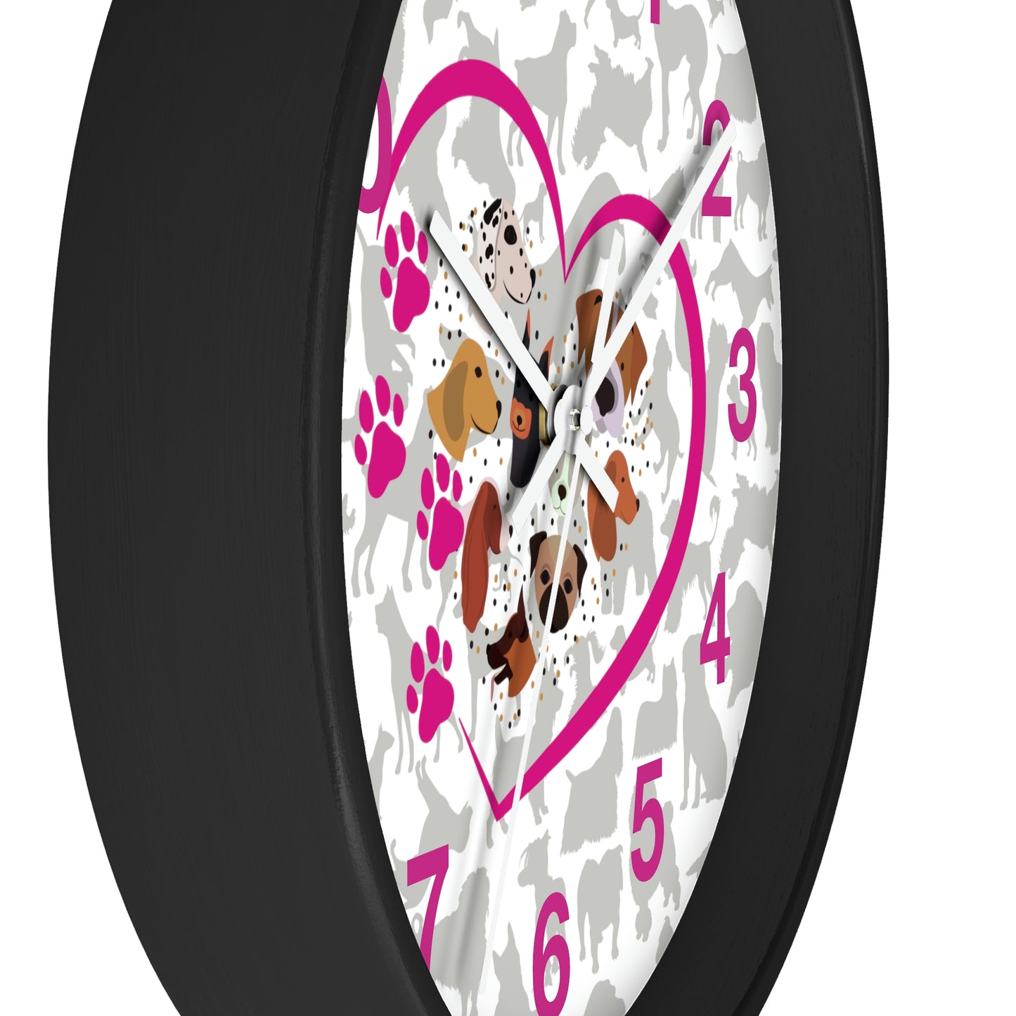 Pup Love Wall Clock