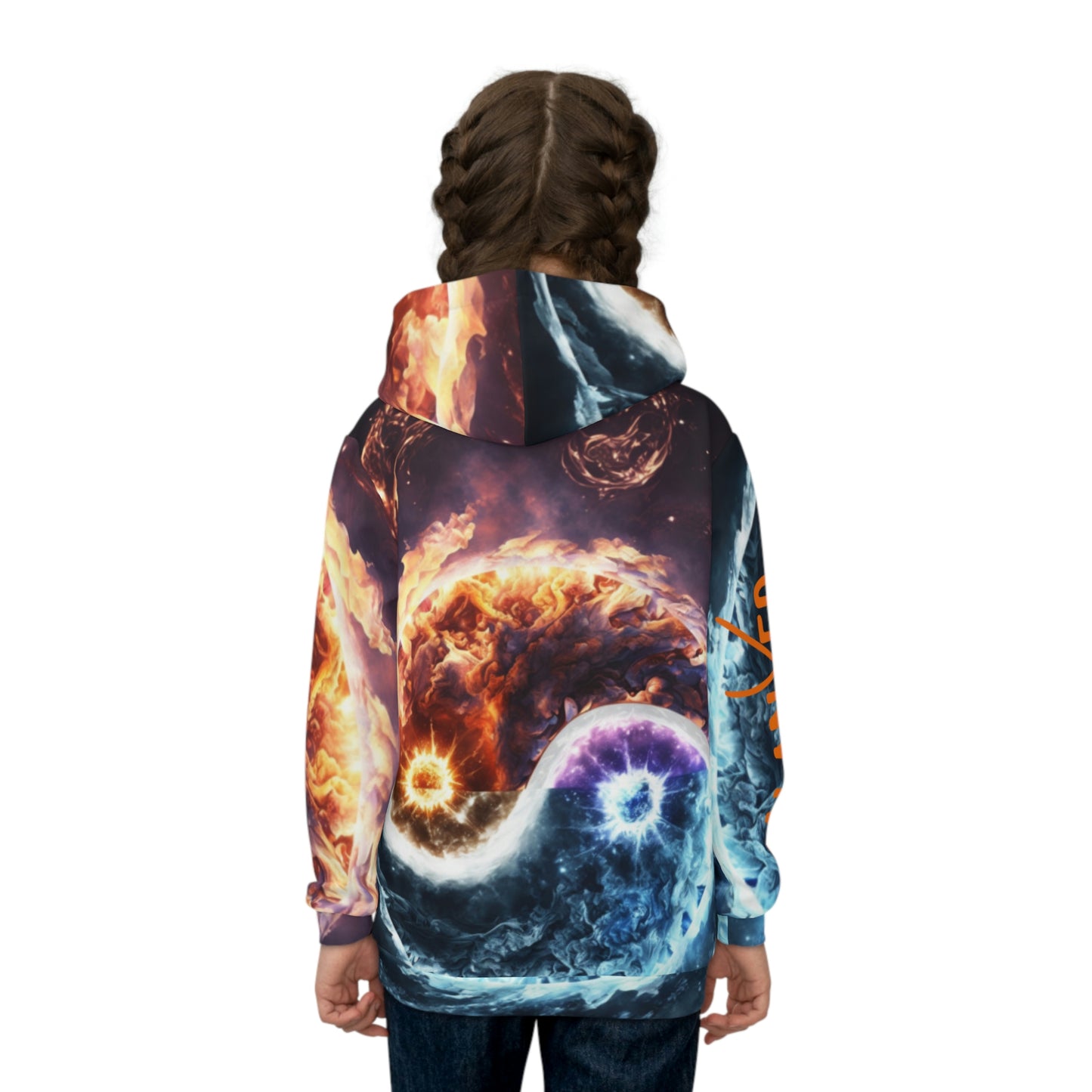 Balanxer Fire & Ice Children's Hoodie (AOP)