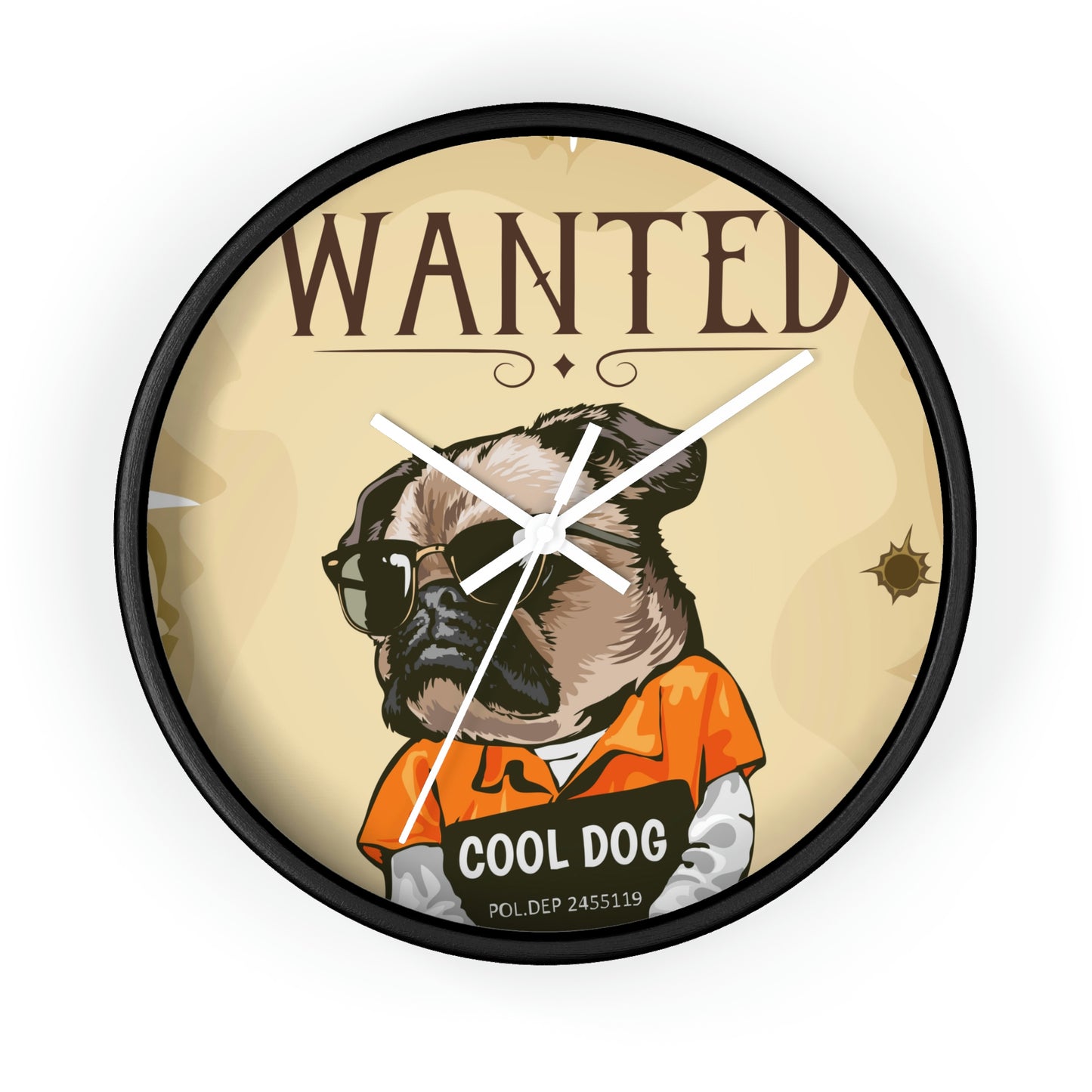 Wanted Wall Clock