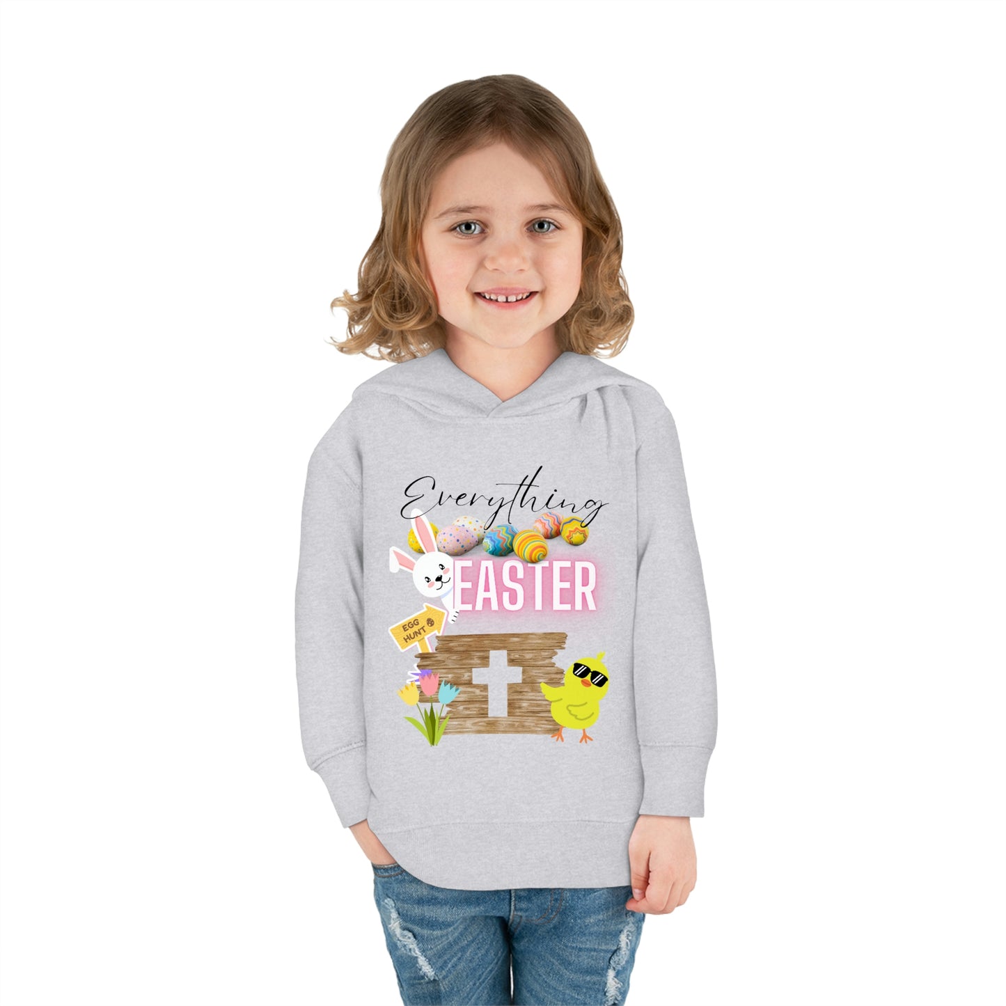 Toddler Easter Pullover Fleece Hoodie