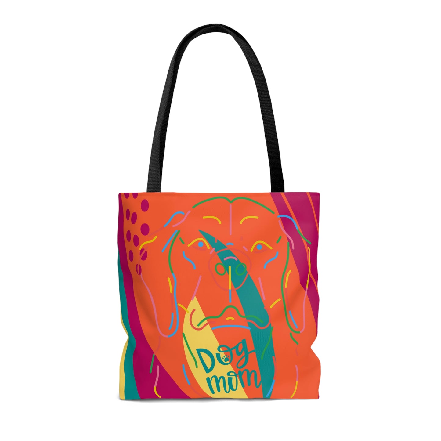 Dog Lines Tote Bag (AOP)